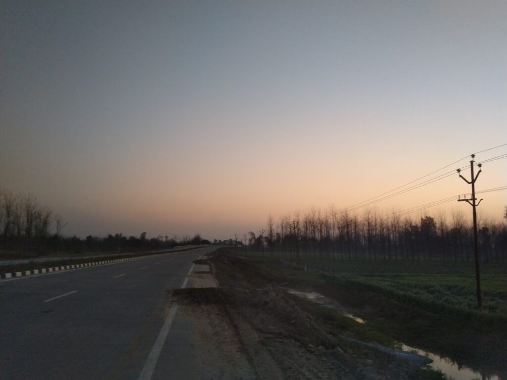Cycling scenes: evening at upper ganga canal