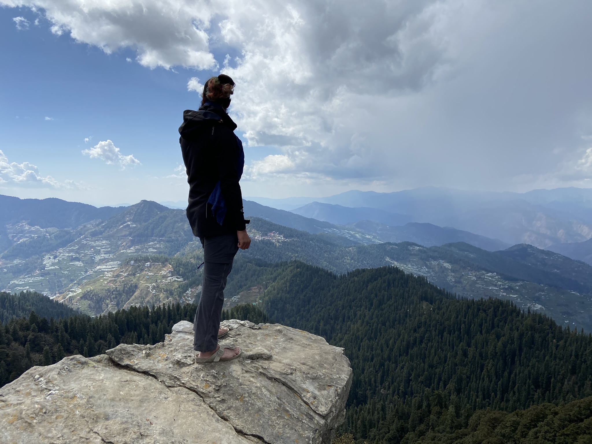 Shairik Sengupta at Hatu Peak, Himachal Himalayas