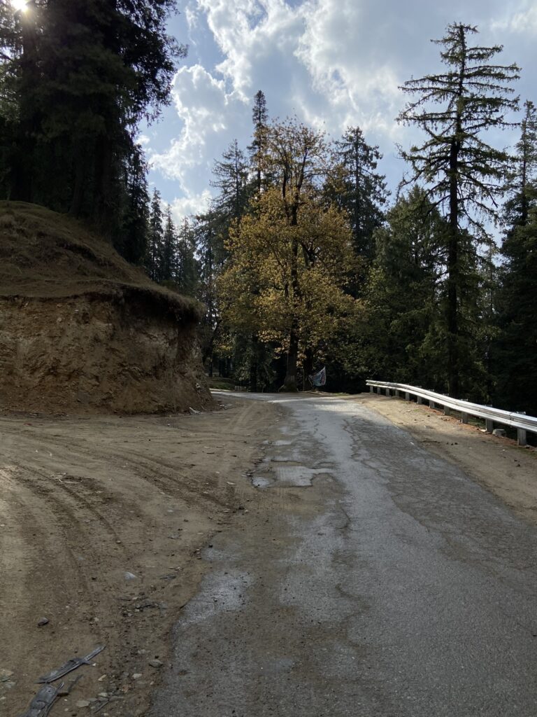 Trek down from Hatu Peak, Himachal Himalayas