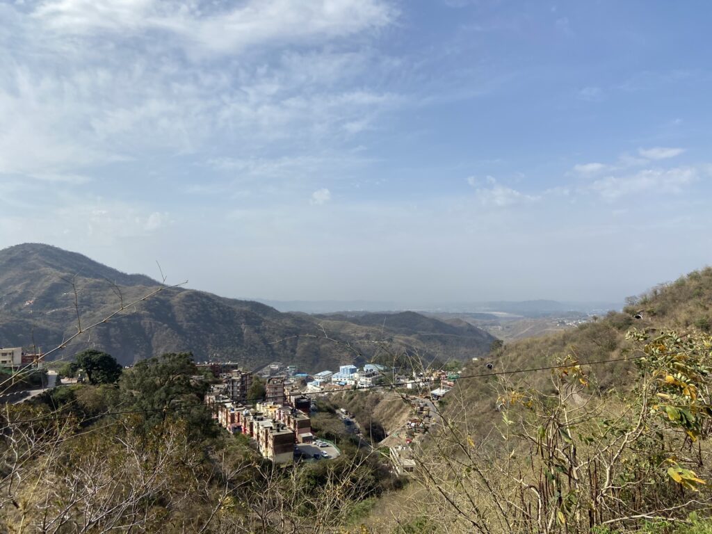 View from Kalka Shimla Toy Train