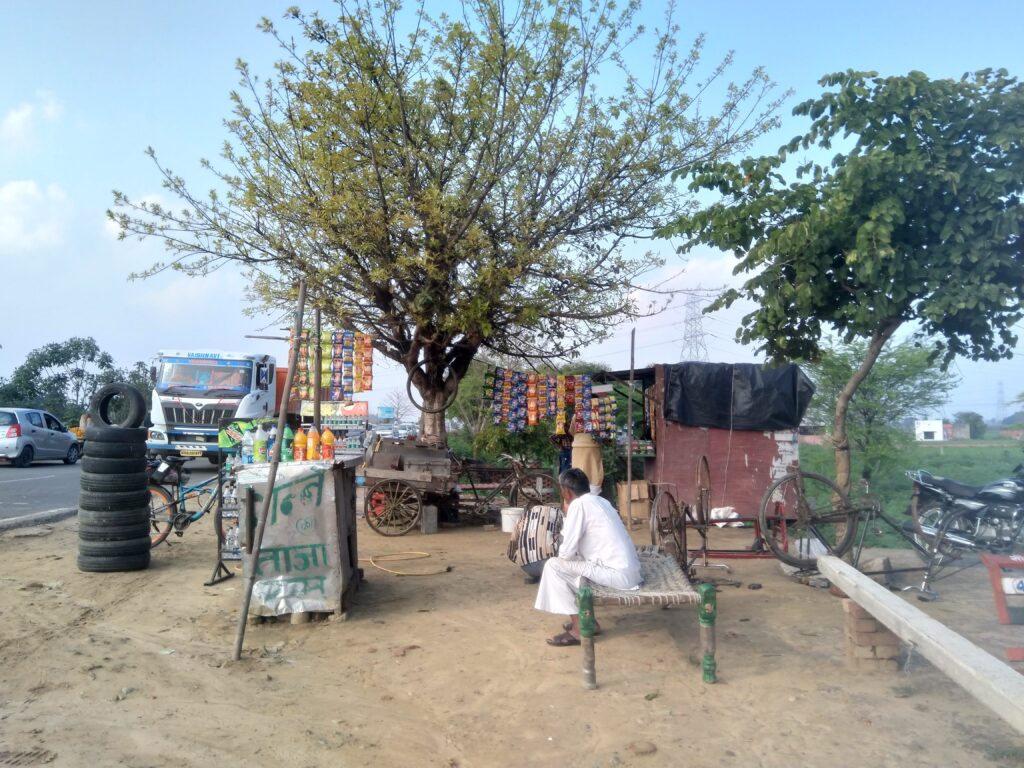 Tea stall cot Indian village