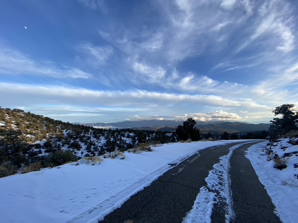 Road to Ancient Bristlecone Pine Forest